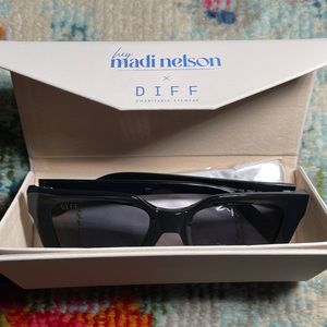 Madi Nelson sunglasses with Diff